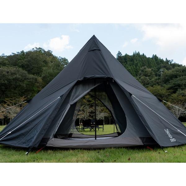 DOD テント ワンポールテントL T8-200-BK dod アウトドア DOD テント ワンポールテントL T8-200-BK dod アウトドア