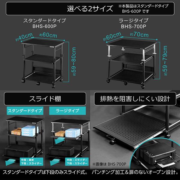 即日発送】Bauhütte ブラック スチールラック 5段 バウヒュッテ Amazon