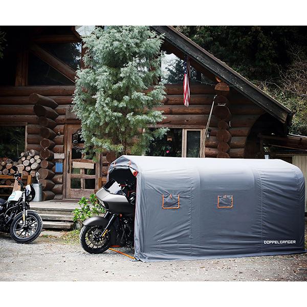 DOPPELGANGER 認定正規取引店 ドッペルギャンガー DCC330XL-GY グレー・オレンジ ストレージバイクガレージ メーカー直送 日時指定不可 | ドッペルギャンガー