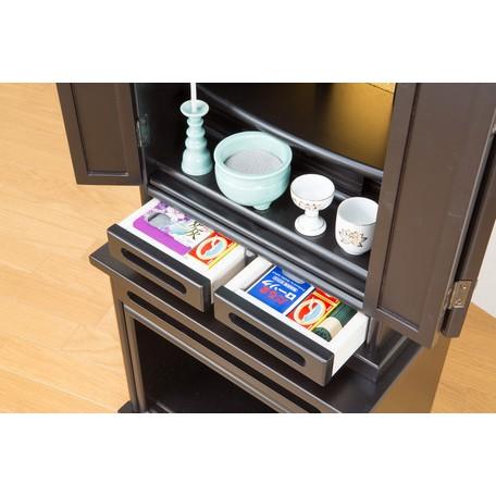 ファミリー・ライフ 上置仏壇(黒檀調) (0338610) メーカー直送