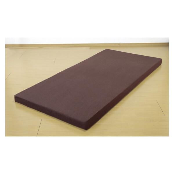 ファミリーライフ スリープル 極厚高反発マットレス セミダブル ブラウン (0457420)