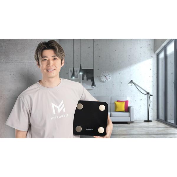 MIRROR FIT.(ミラーフィット) MFSS4-BLACK ブラック スマート体組成計