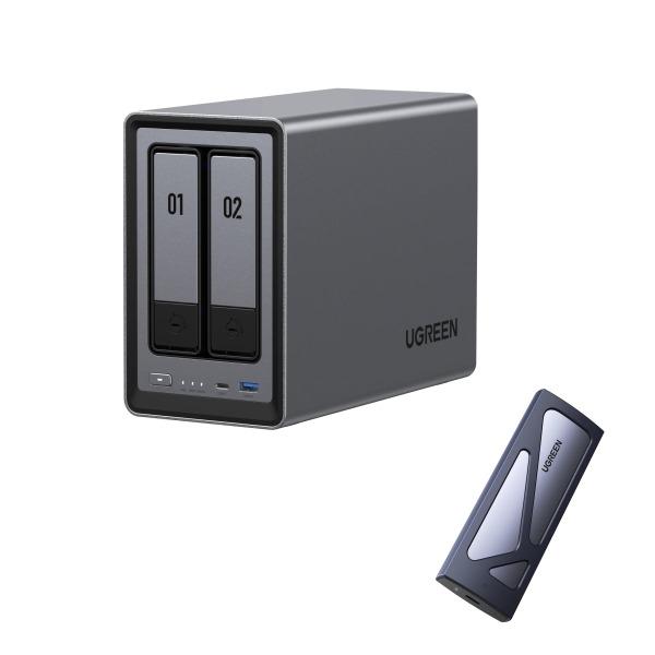 UGREEN UGREEN DXP2800 NASync NAS 2ベイ : XPRICE Yahoo!店 - 通販