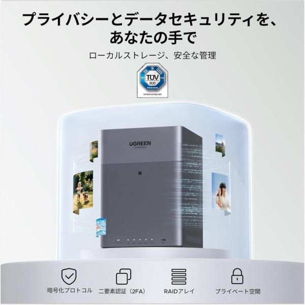 UGREEN UGREEN DH4300plus NASync NAS (4ベイ) : XPRICE Yahoo!店