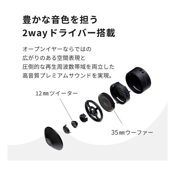 【新品未使用】NTT ワイヤレススピーカー MBH001KA ブラック NTTソノリティ nwm ONE Dark Gray MBH001KA オープンイヤー型