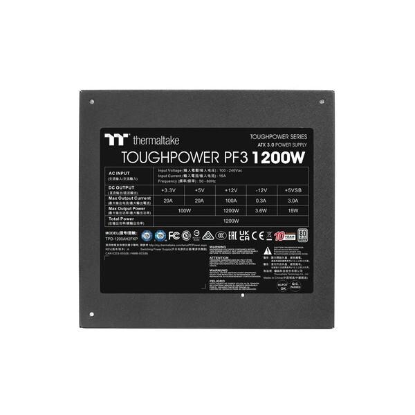 電源ユニット Thermaltake 1200w 楽天市場】Thermaltake PS-TPD-1200FNFAPJ-L ブラック [電源