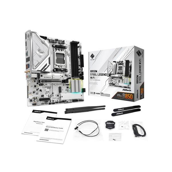 ASRock B850M Steel Legend WiFi Micro-ATXマザーボード 【公式通販】