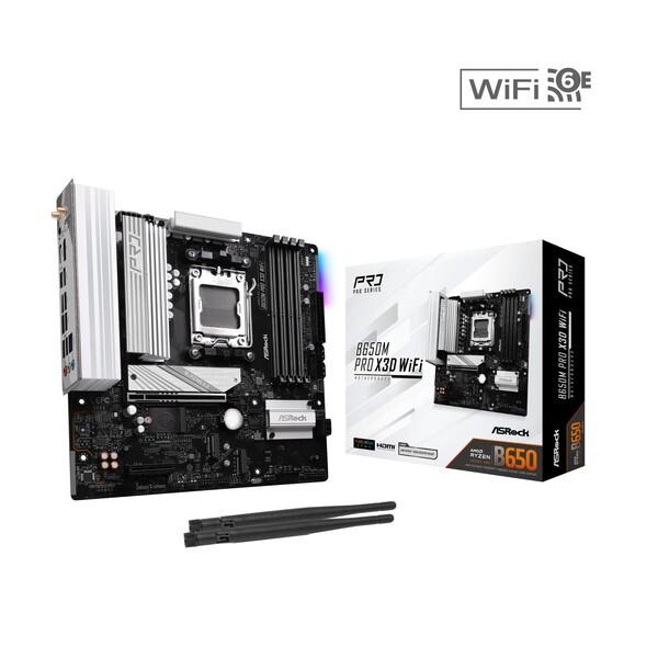 ASRock（アスロック） ASRock B650M Pro X3D WiFi マザーボード