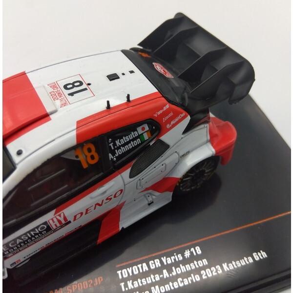 イクソモデル トヨタ GRヤリス 2023年モンテカルロラリー 6位 #18 T