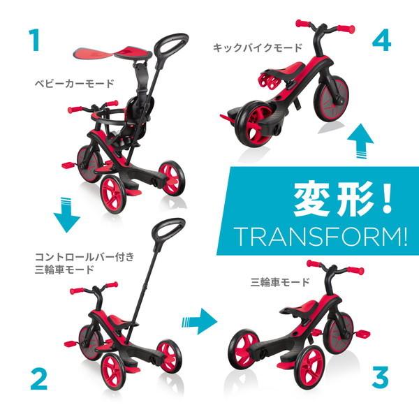 GLOBBER グロッバー エクスプローラー トライク 4in1 ティール GLOBBER グロッバー エクスプローラー トライク 4in1 ティール