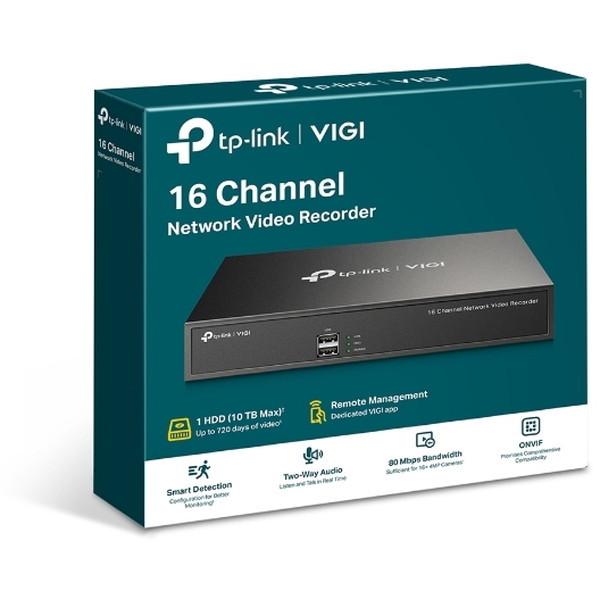 ビデオレコーダー TP-Link TP-LINK NVR1016H VIGI 16チャンネル ネットワークビデオ