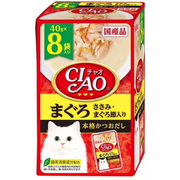 猫のごはん いなばチャオパウチまぐろ かつお だしスープ まぐろ 40g 24袋