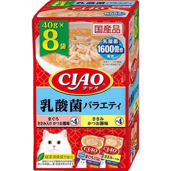 いなばペットフード CIAO パウチ 乳酸菌バラエティ 40g×8袋 : XPRICE