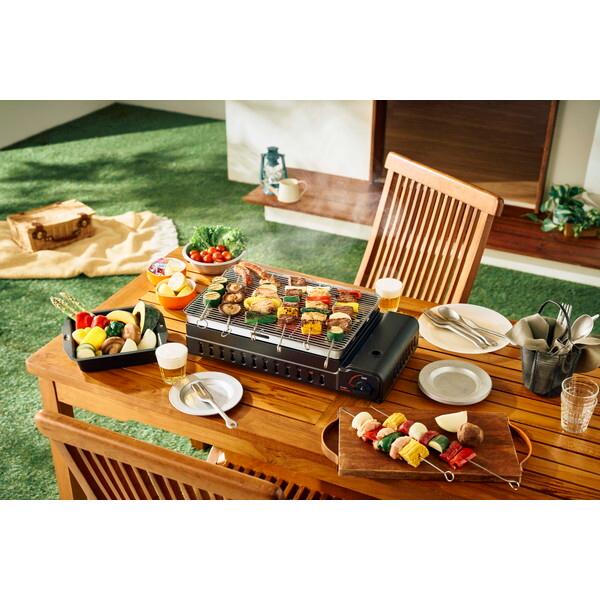 Iwatani（イワタニ） CB-WBG-1 マットブラック ワイド BBQ グリル