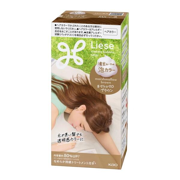 Kao（花王） リーゼ 泡カラー マシュマロブラウン : XPRICE Yahoo!店
