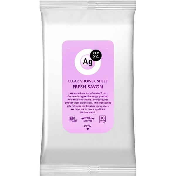 ファイントゥデイ エージーデオ24 クリアシャワーシート フレッシュサボン 10枚 |  | 01