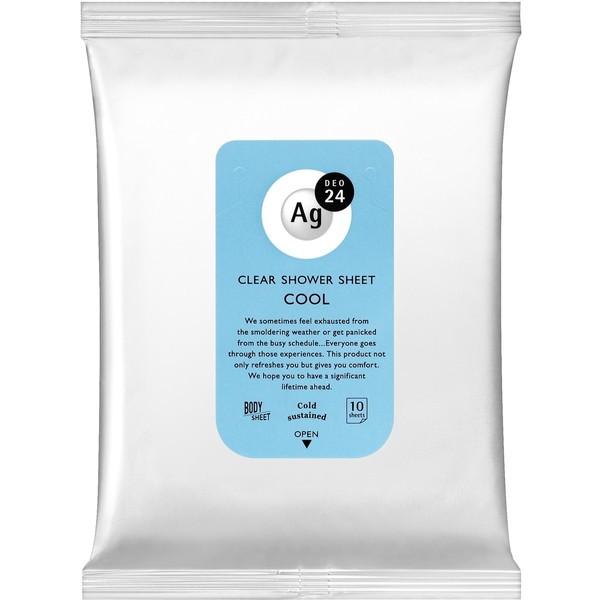 ファイントゥデイ エージー24 クリアシャワーシートn クール 10枚 汗拭きシート |  | 01