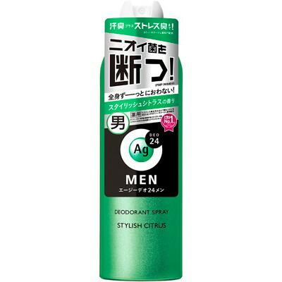 ファイントゥデイ エージーデオ24メン メンズデオドラントスプレー N スタイリッシュシトラス LL 180g | 