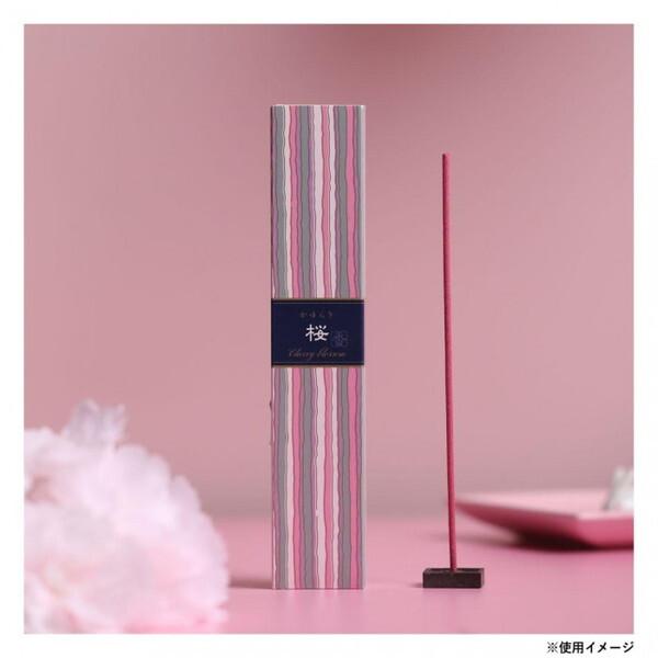 日本香堂 かゆらぎ 桜 スティック40本入 香立付 38458 : XPRICE Yahoo