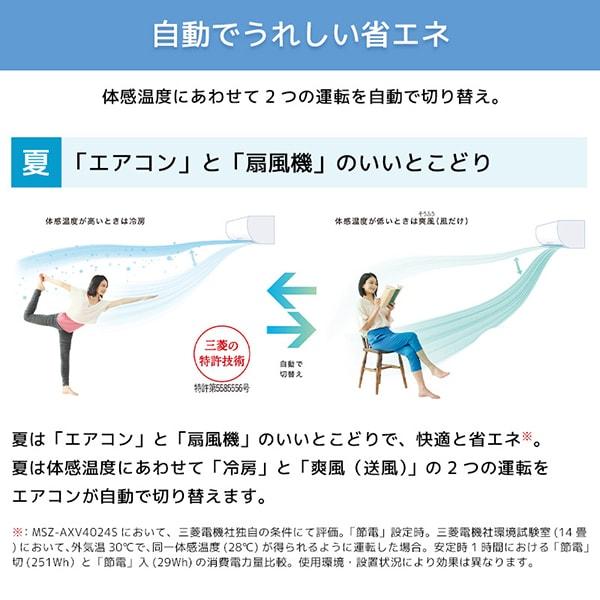 ウィリーズ SM2 Ax 三菱（MITSUBISHI） エアコン 6畳 冷暖房 工事対応可能 霧ヶ峰 AXV