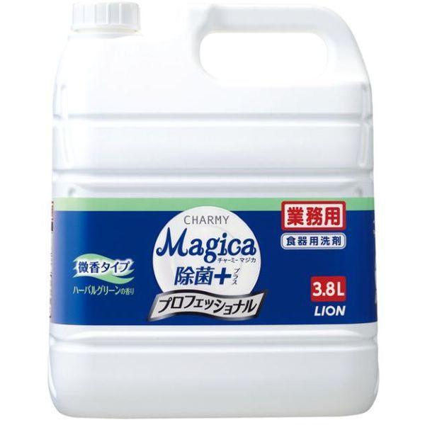 ライオンハイジーン CHARMY Magica 除菌+プロフェッショナル 微香ハーバルグリーン 3.8L｜aprice