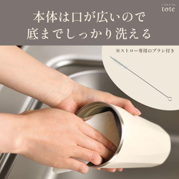 和平フレイズ RH-1761 ストロー付2way タンブラー570ml(チャコール