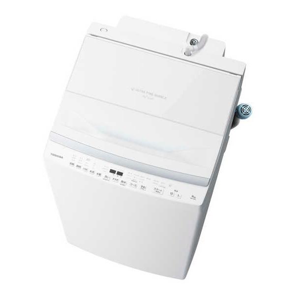 TOSHIBA 洗濯機 縦型 8kg 全自動洗濯機 東芝 ZABOON AW-8DP4(W