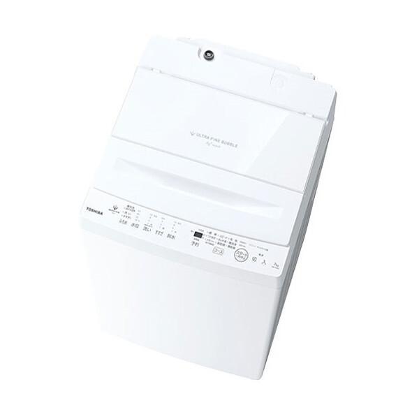 TOSHIBA（東芝） 洗濯機 縦型 7kg 全自動洗濯機 AW-7DH5(W) ピュア