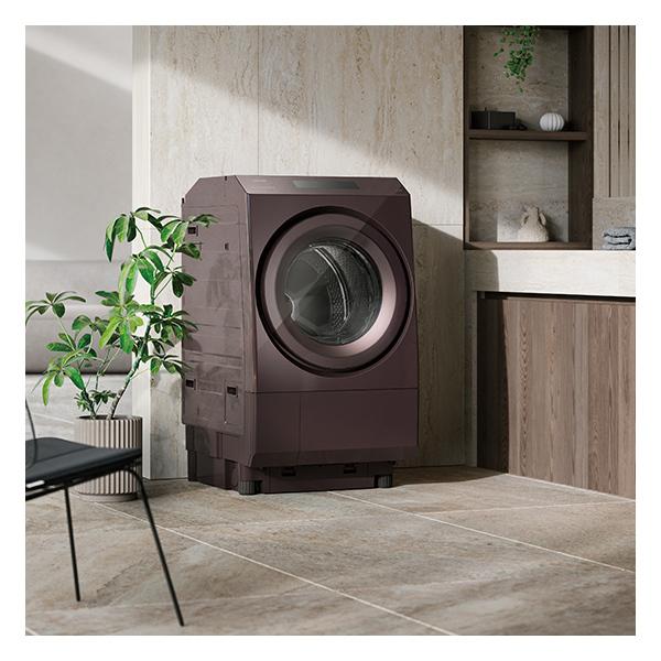 TOSHIBA ドラム式洗濯機 12kg ブラウン ZABOON 【1/1までポイント2倍】東芝 TOSHIBA ドラム式洗濯乾燥機 左
