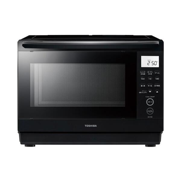 TOSHIBA 東芝 角皿式スチームオーブンレンジ 26L 石窯ドーム ER-D70B(K) ブラック（Yahoo!・XPRICE Yahoo!店）