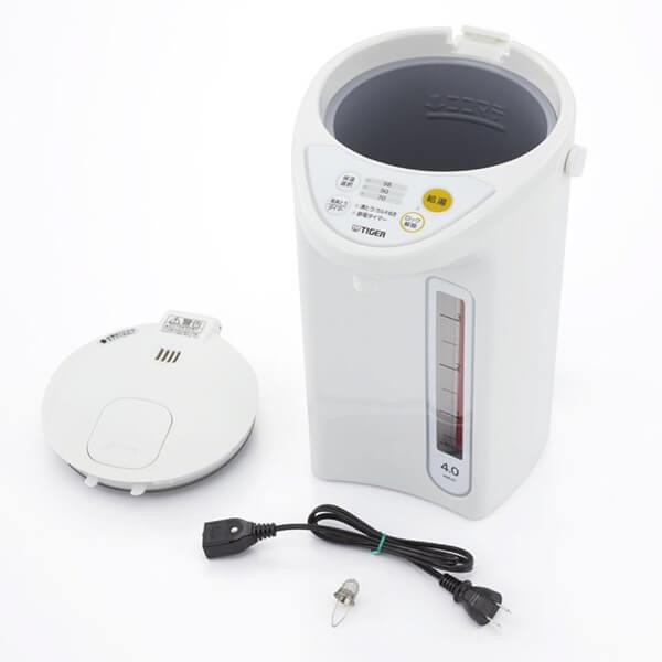タイガー 電気ポット TIGER PDR-G401-W ホワイト マイコン電動 タイガー 電気ポット TIGER PDR-G401-W ホワイト マイコン電動
