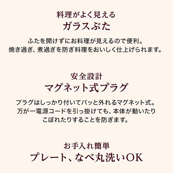 タイガー（TIGER） グリル鍋 グリルなべ 2枚プレート CQE-B201