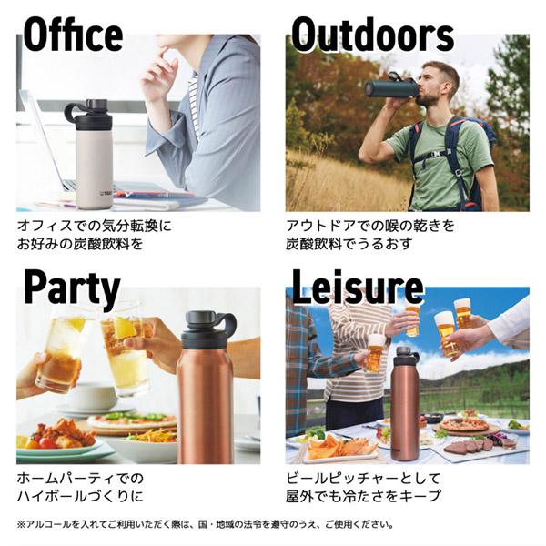 タイガー（TIGER） 水筒 TIGER MTA-T120AL レイクブルー 水筒 炭酸飲料