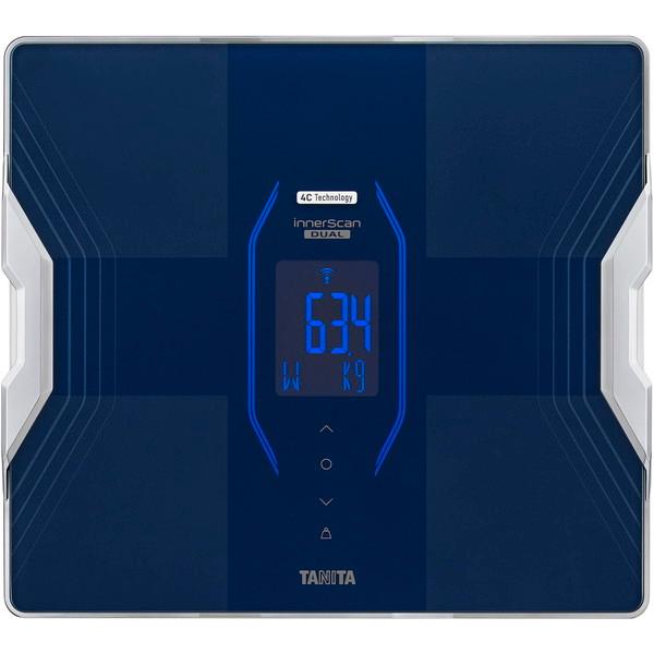 体重計 TANITA タニタ 体組成計 青 Bluetooth搭載 アプリでデータ管理 体脂肪率 内臓脂肪 BMI 筋トレ ダイエット 100g単位測定｜aprice｜02