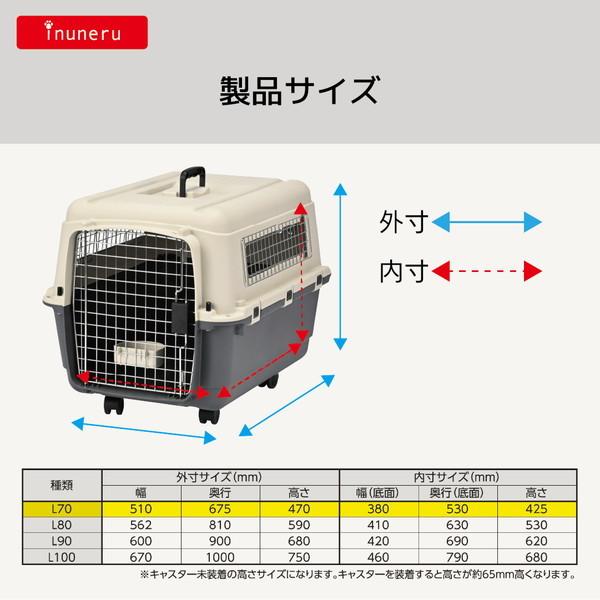 ペットライブラリー inuneru クレート L70 : XPRICE Yahoo!店 - 通販