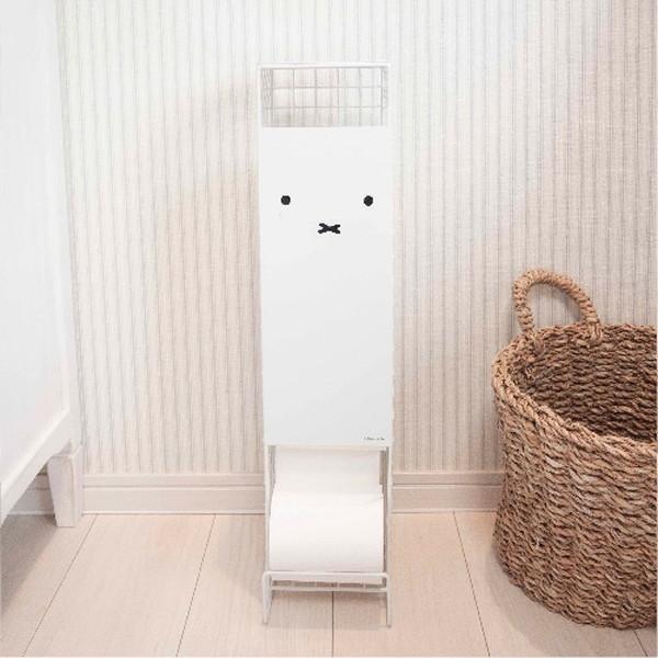 オカトー DickBuruna トイレットペーパーストッカー 5ロール 顔だけ