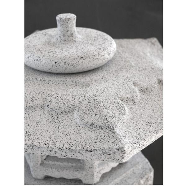 石原 御影調 角雪見灯籠 1尺5寸 メーカー直送 : XPRICE Yahoo!店