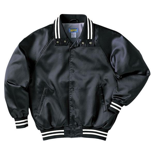 ゼット ZETT 野球ウエア グラウンドコート ブラック OXO BOG305 1900