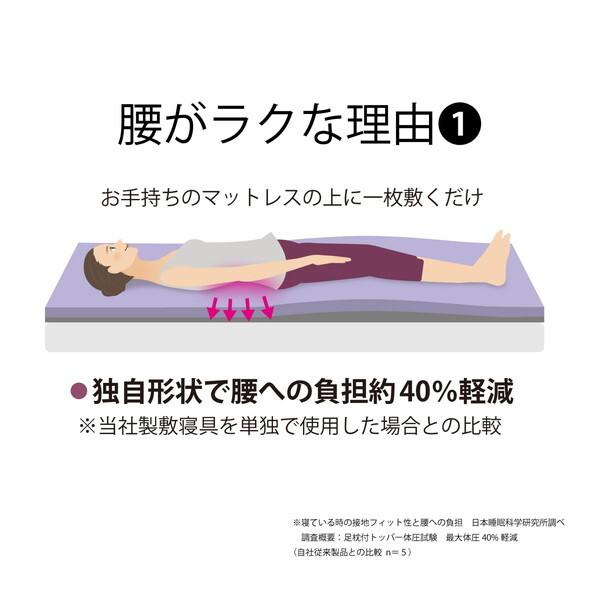 西川（nishikawa） ムーンカーブキーパー マットレスパッド シングル