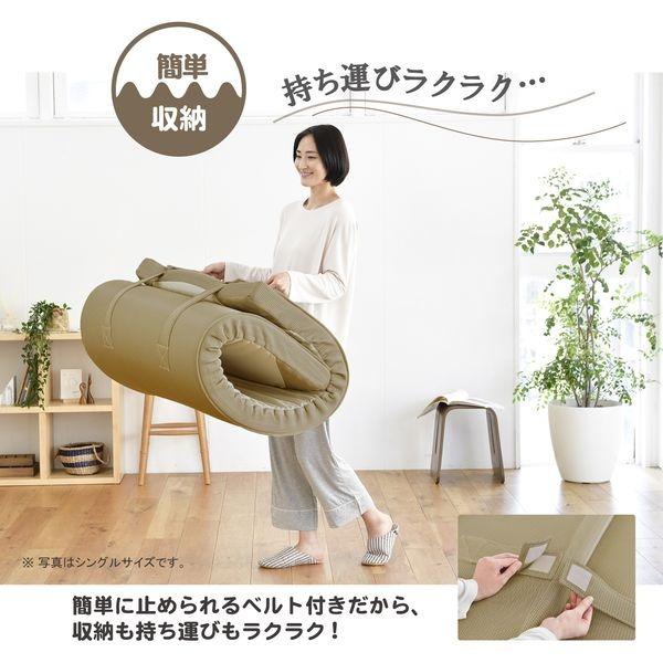 西川（nishikawa） RAKURA マットレス シングル シルバー 97×200×9cm