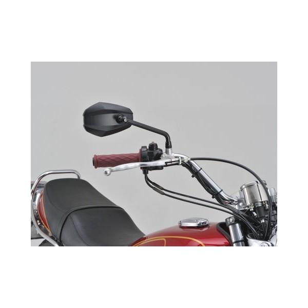 デイトナ D14949 ハイビジミラー EDGE M10逆ネジ/ロー ブラック 新保安基準適合外 | DAYTONA（バイク用品） | 03