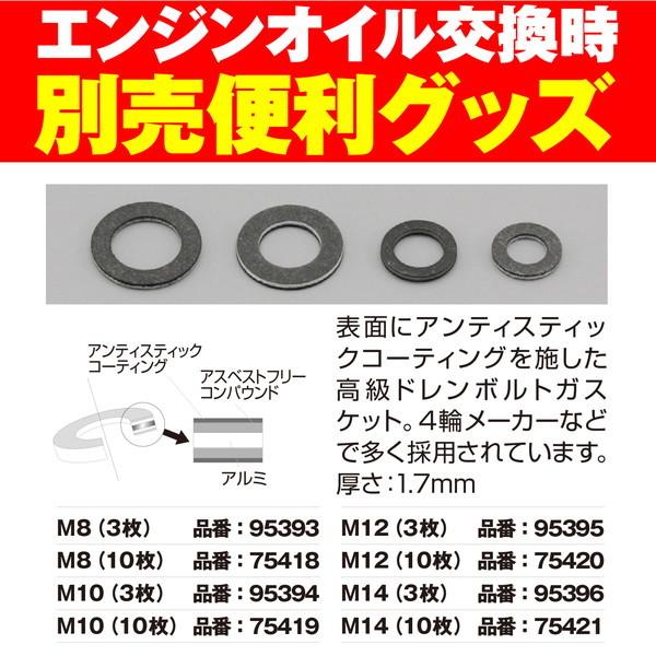 DAYTONA（デイトナ） D16774 リプレイス ドレンボルト M20x14xP1.5