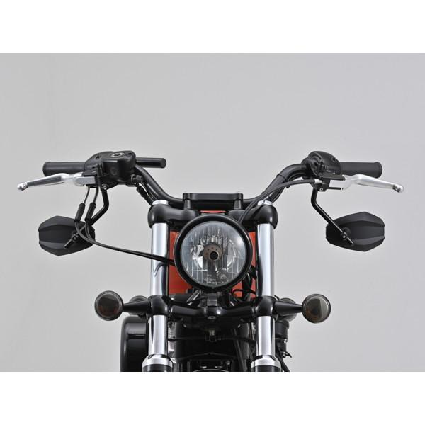 DAYTONA（デイトナ） D17021 ハイビジミラー EDGE for H-D ブラック