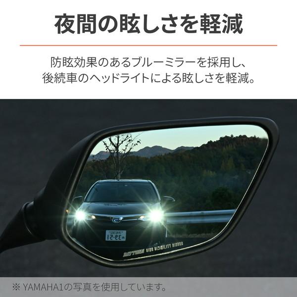 DAYTONA（デイトナ） D29724 ハイビジミラー ジクサーSF250など