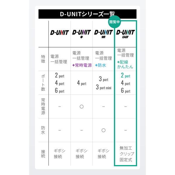 皇陛★ アクセサリー電源ユニット D-UNIT EASY｜株式会社デイトナ