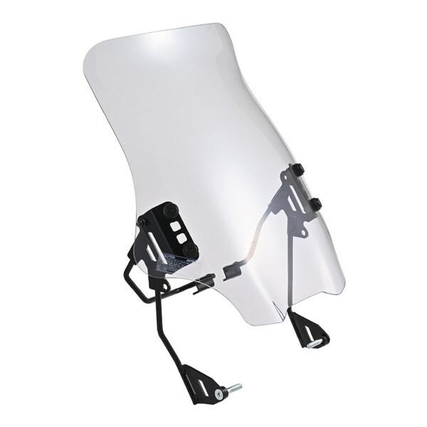 D49668 デイトナ (Daytona) バイク用 スクリーン クランプバー付き エリミネーター (24) 専用 ウインドシールド RSシリーズ ロング クリアー 49668