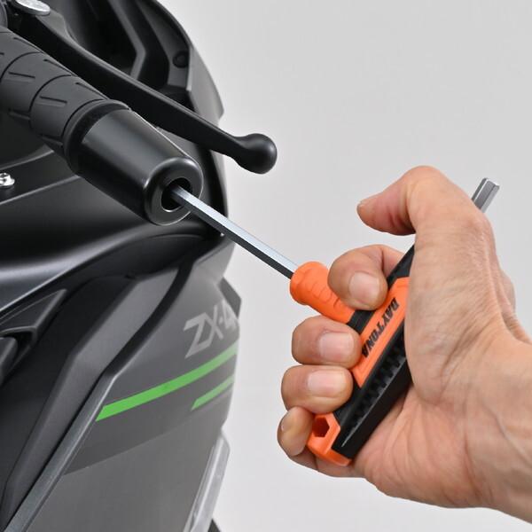 DAYTONA（デイトナ） D61377 バイク用 工具 六角レンチ セット 7本組 T