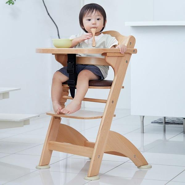 KATOJI ベビーチェア ファニカ ブラウンレザー 22205 保証期間：1年  