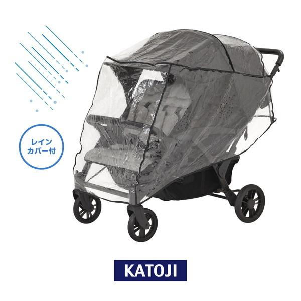 カトージ（KATOJI） KATOJI 4人乗りベビーカー ブラック 41466 生後6か 