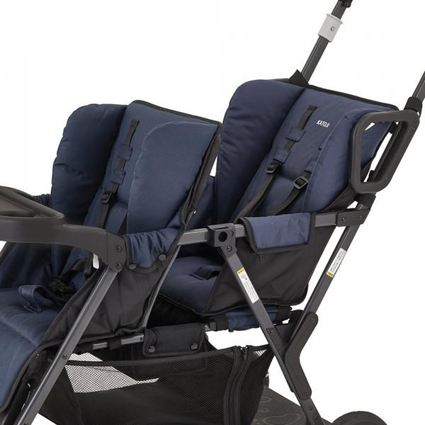 KATOJI 二人でゴー用リアシート フットサポート付 ネイビー 42410 6ヶ月〜15kgまで 保証期間：1年